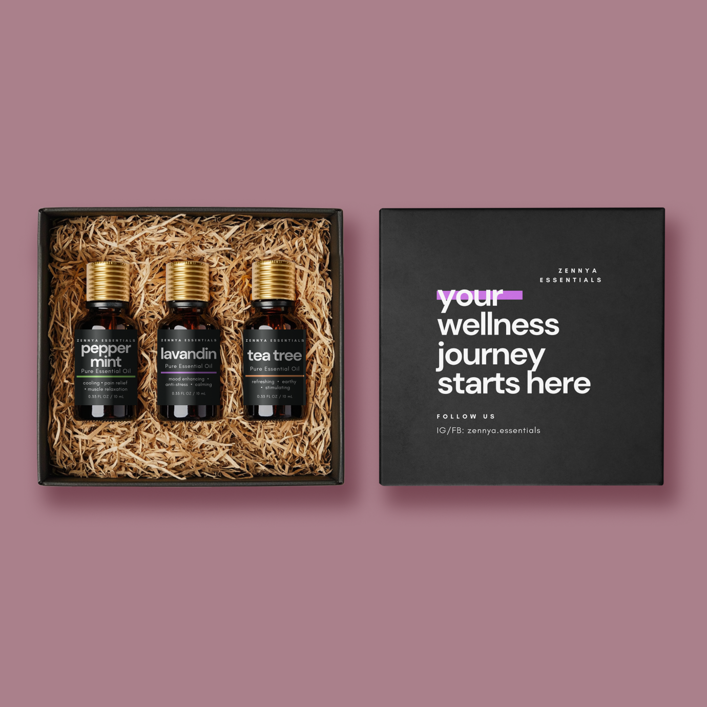 Pure Essential Oils Set