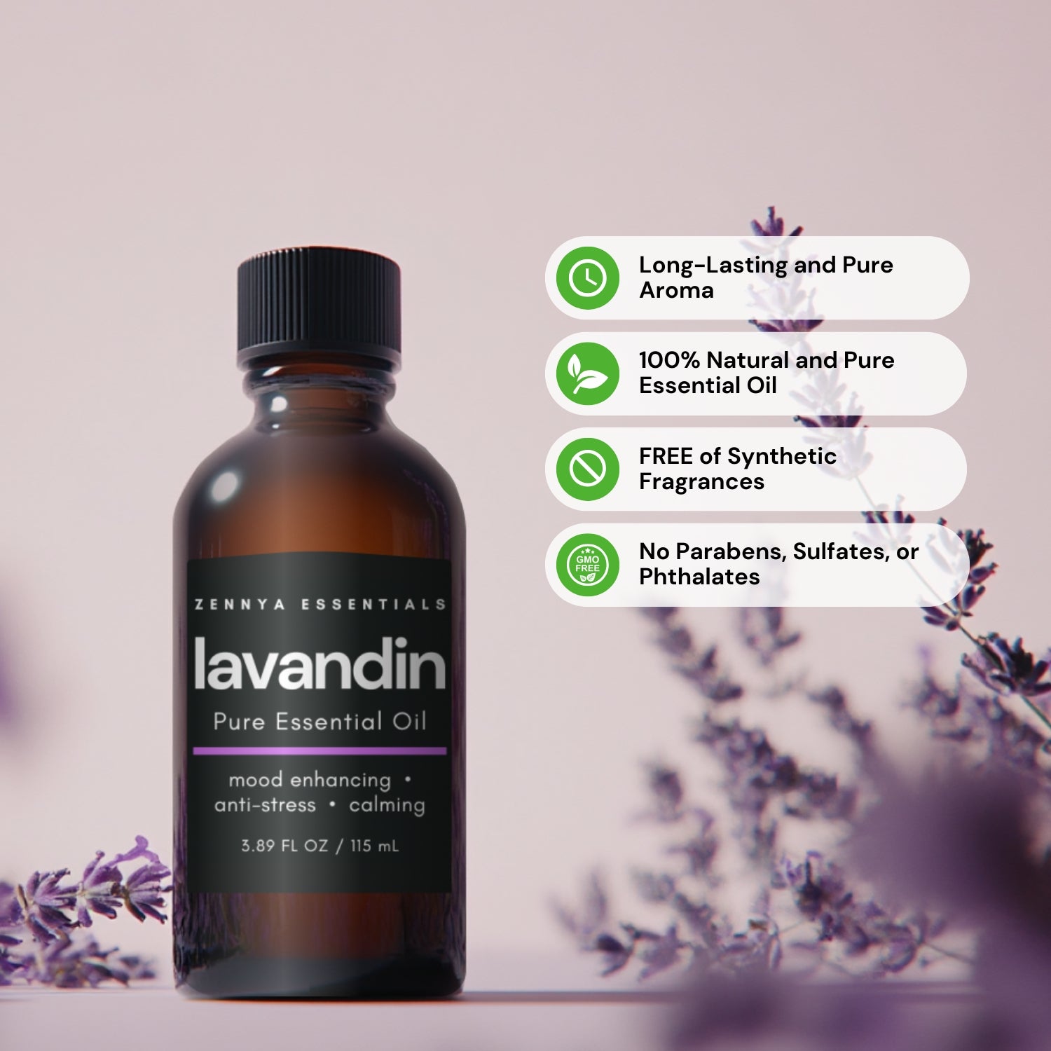 Zennya Lavandin Pure Essential Oil