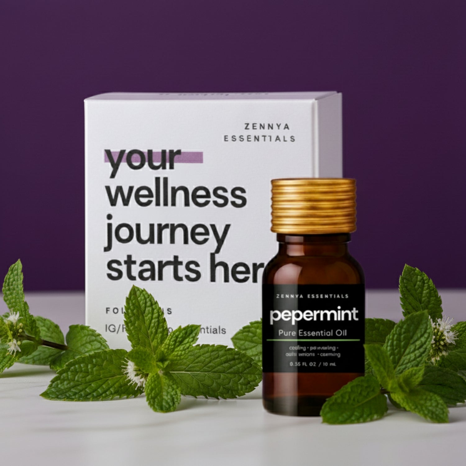Zennya Peppermint Pure Essential Oil