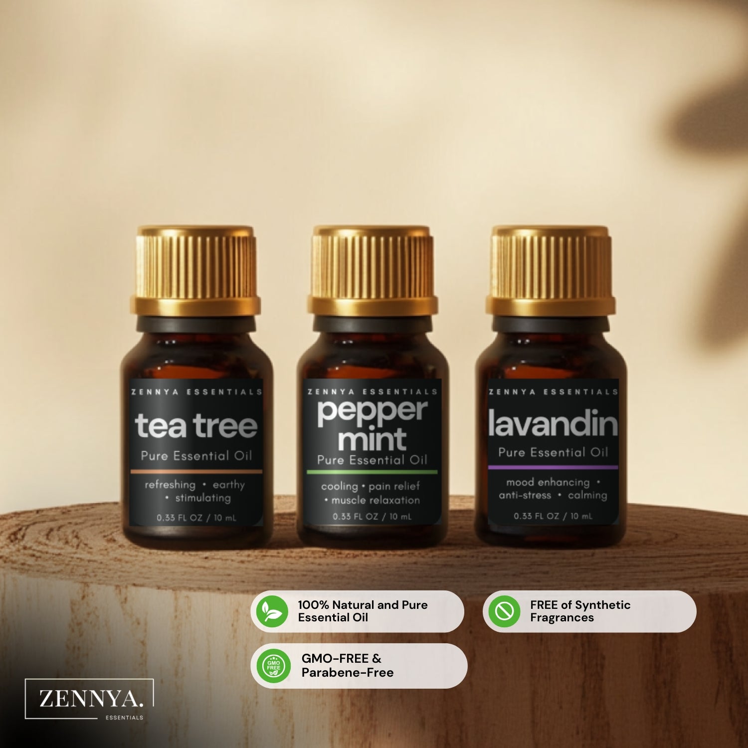 Zennya® Eclipse 2.0 Diffuser & Essential Oils Set